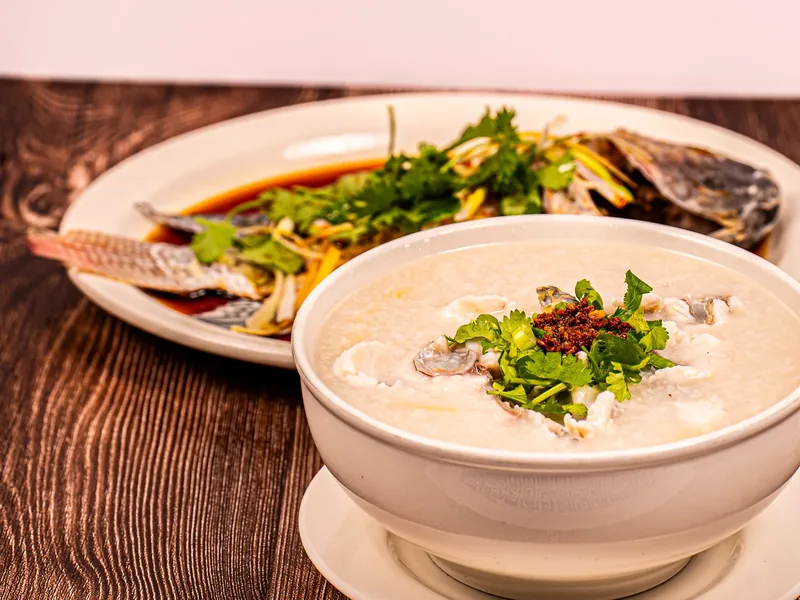Whole Tilapia Fish Porridge