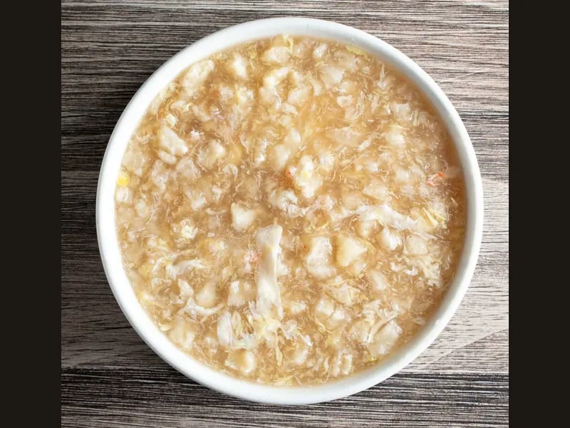 Braised Crab Meat & Fish Maw Soup