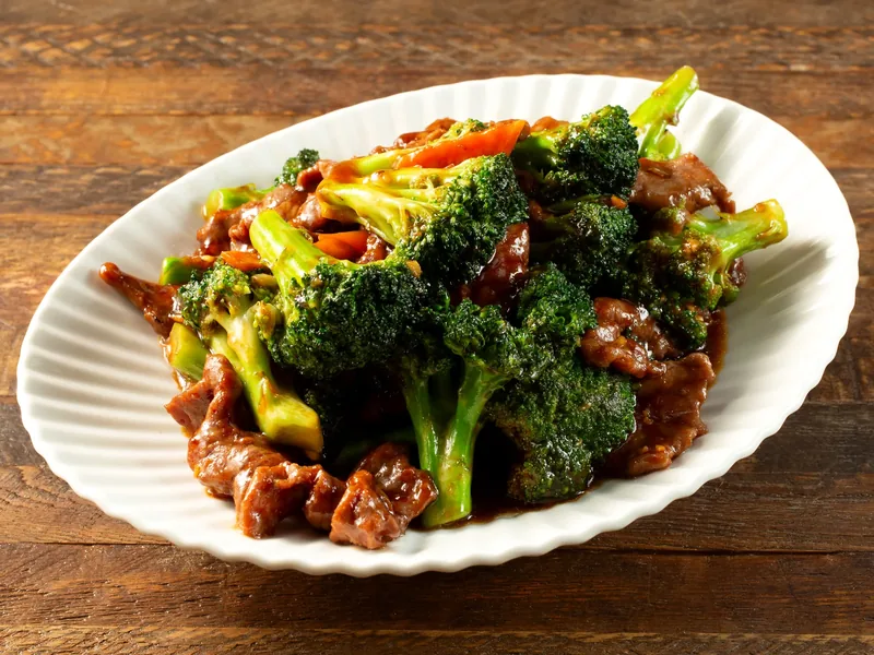 Beef with American Broccoli