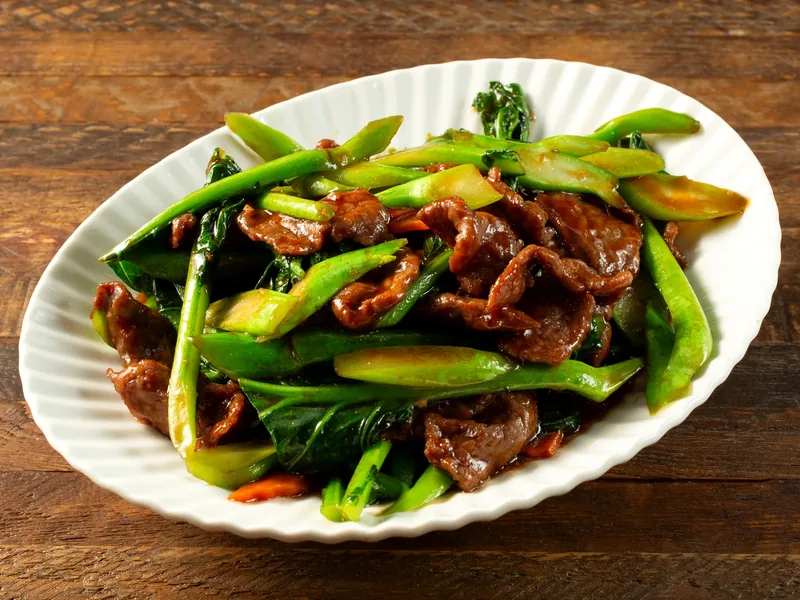 Beef with Chinese Broccoli