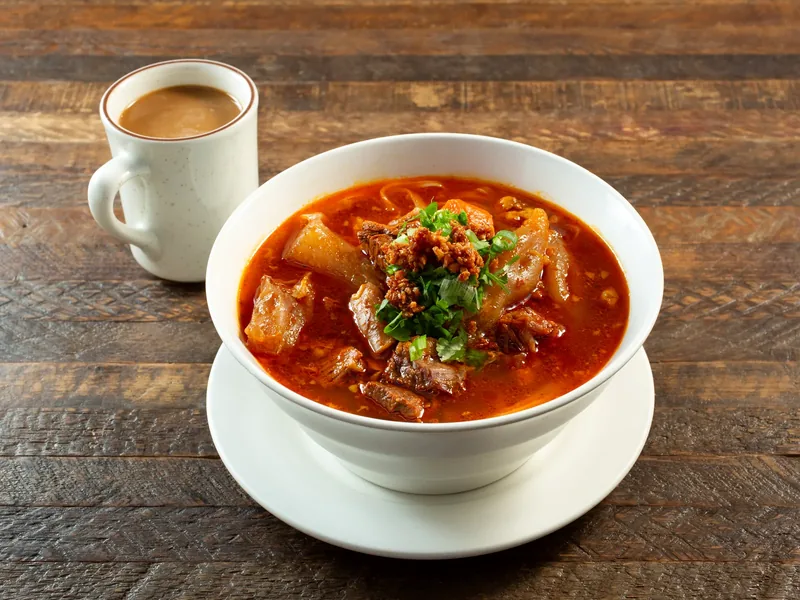 Beef Stew Noodle + Coffee