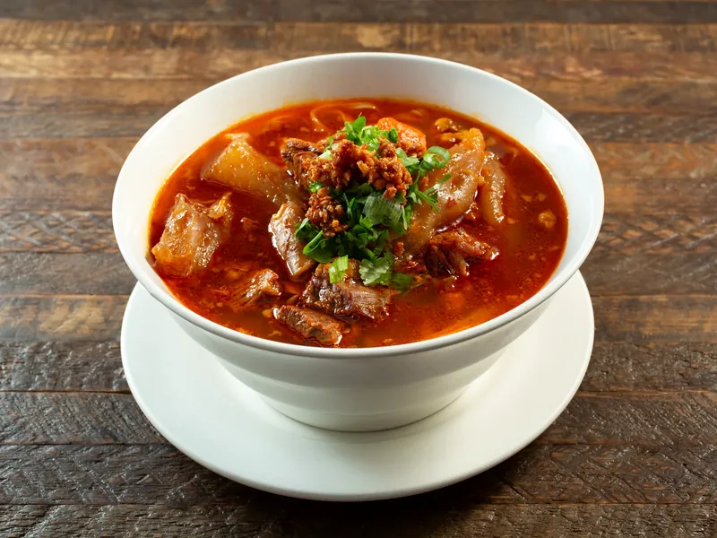 Beef Stew Rice Noodle Soup