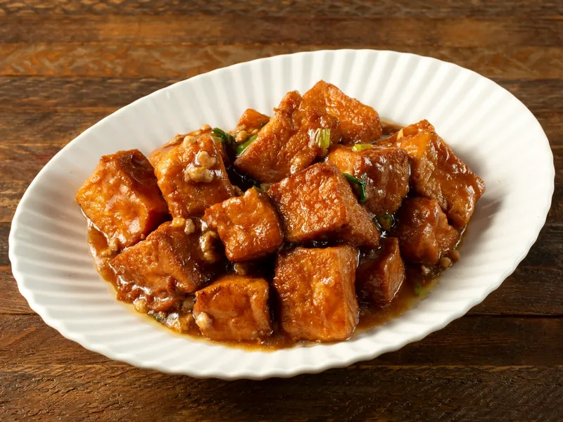 Tofu Pork with Brown Sauce