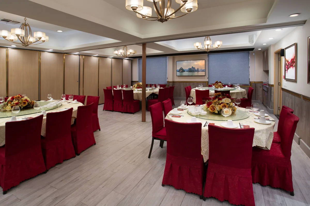 The private banquet room at Kim Tar Temple City
